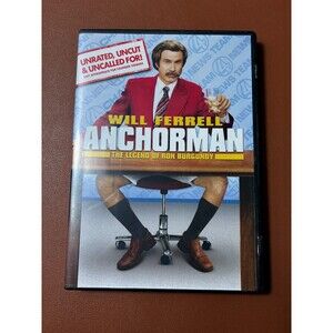 Anchorman: The Legend of Ron Burgundy DVD - Will Ferrell Movie